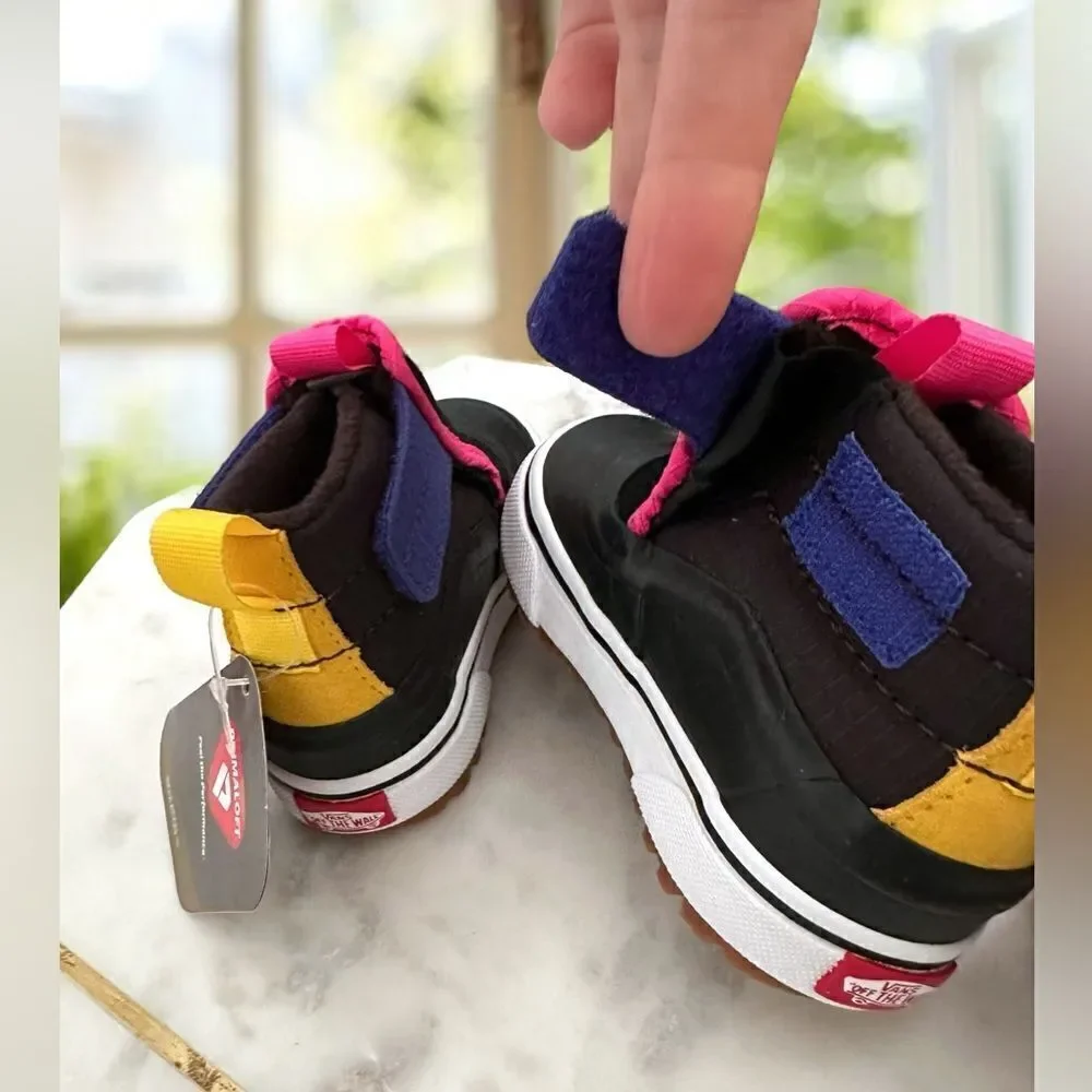 VANS Toddler Slip-On Hi Terrain V MTE Insulated Snow Winter Duck Boots Size 6